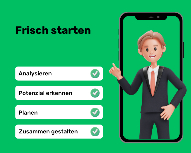 Frisch starten