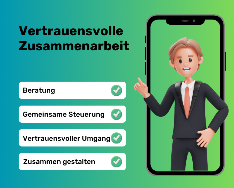 Vertrauensvolle Zusammenarbeit